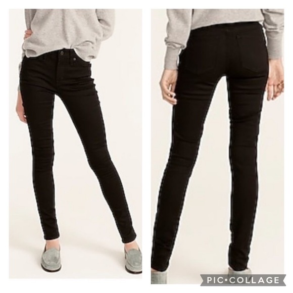 J. CREW / 9” Highrise Toothpick Skinny Jeans Size 30 - Picture 1 of 11